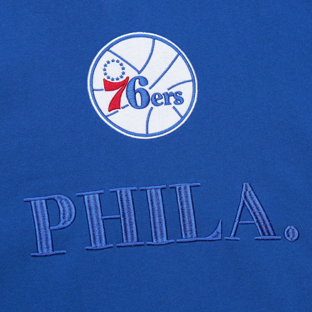 Philadelphia 76ers Hardwood Classics Team OG 3.0 Pullover Hoodie Royal - NBA