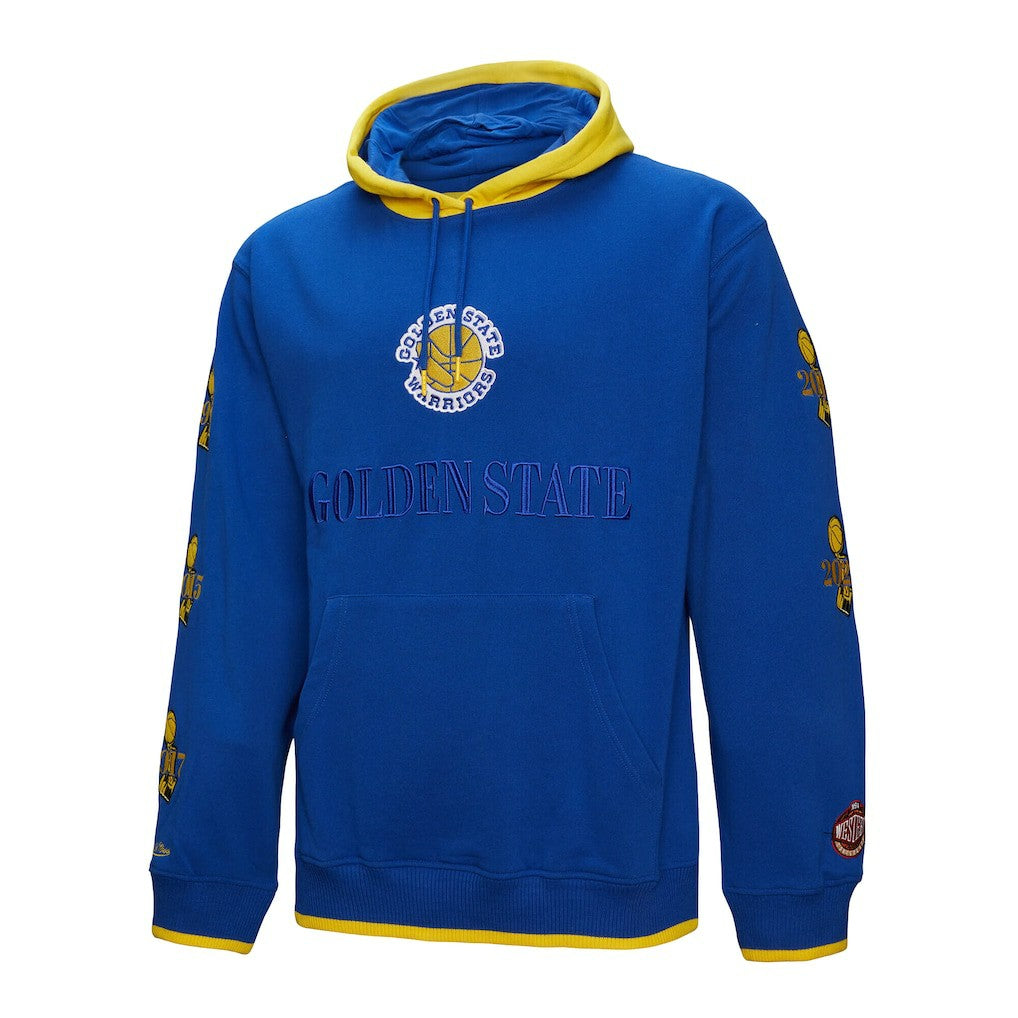 Golden State Warriors Hardwood Classics Team OG 3.0 Pullover Hoodie Royal - NBA