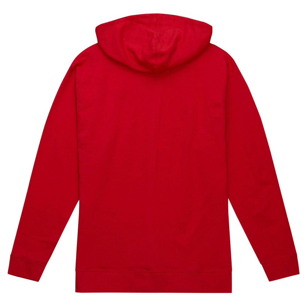 Tampa Bay Buccaneers Helmet Logo Vintage Pullover Hoodie Red | Mitchell & Ness