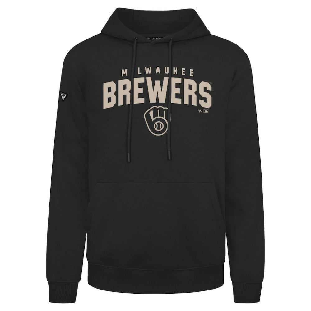 Milwaukee Brewers Levelwear Podium Team Arch Pullover Hoodie - MLB