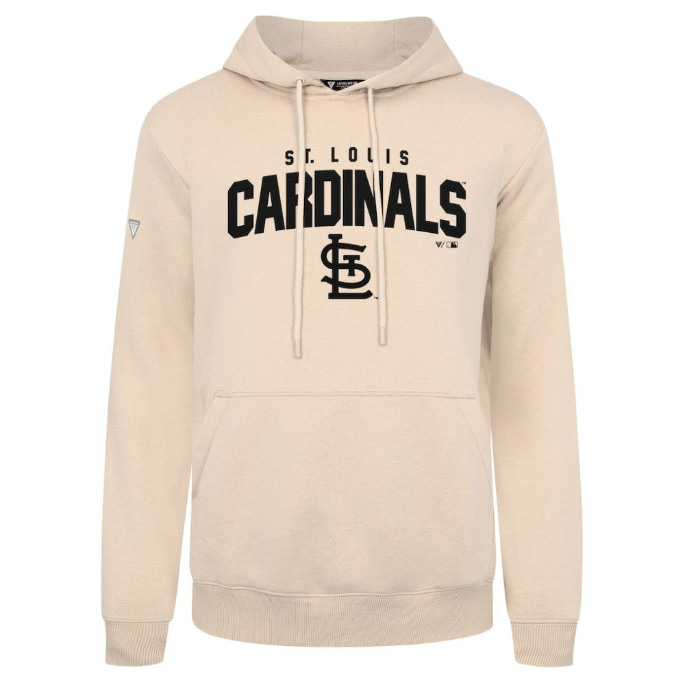 St. Louis Cardinals Levelwear Podium Team Arch Pullover Hoodie - MLB