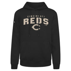 Cincinnati Reds Levelwear Podium Team Arch Pullover Hoodie - MLB