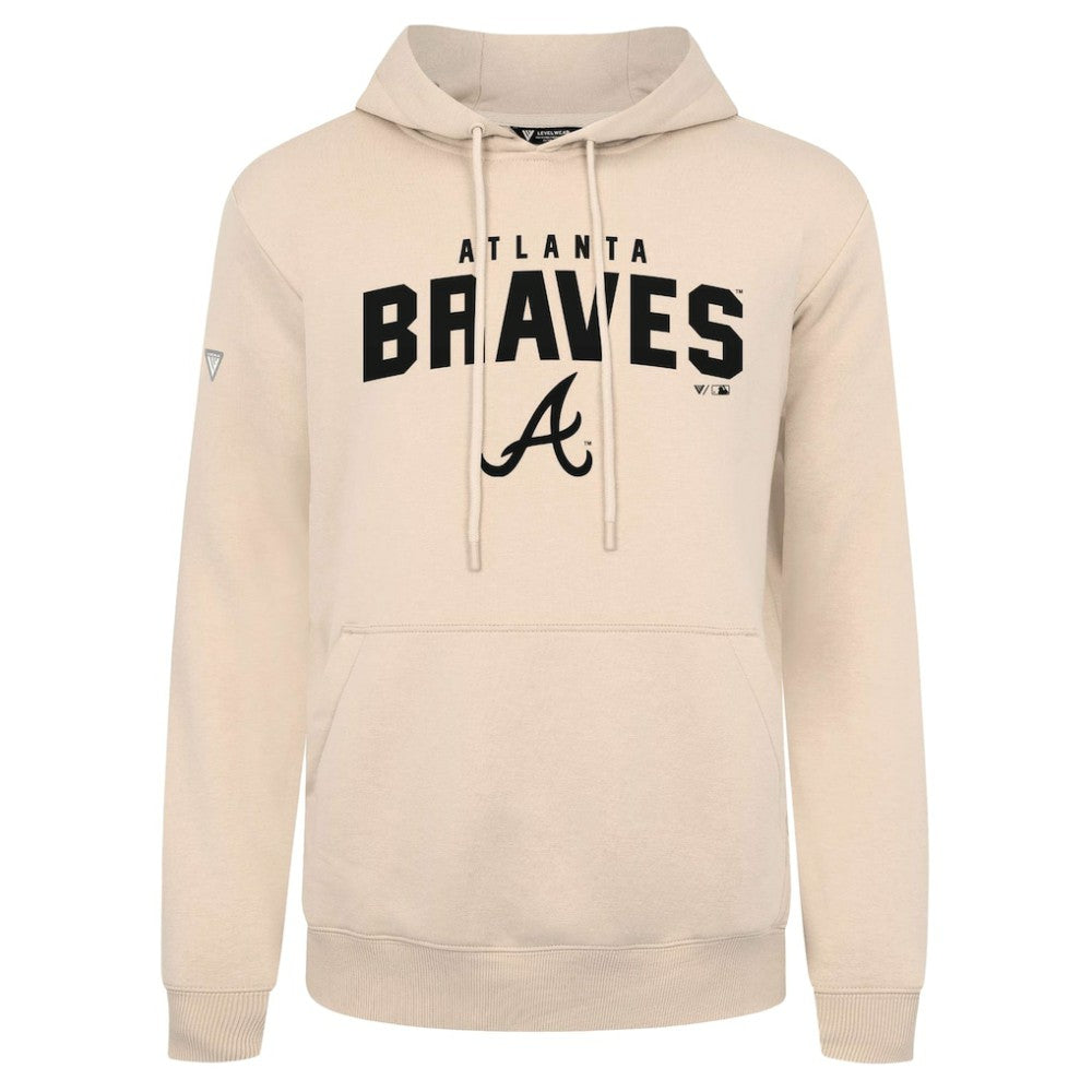 Atlanta Braves Levelwear Podium Team Arch Pullover Hoodie - MLB