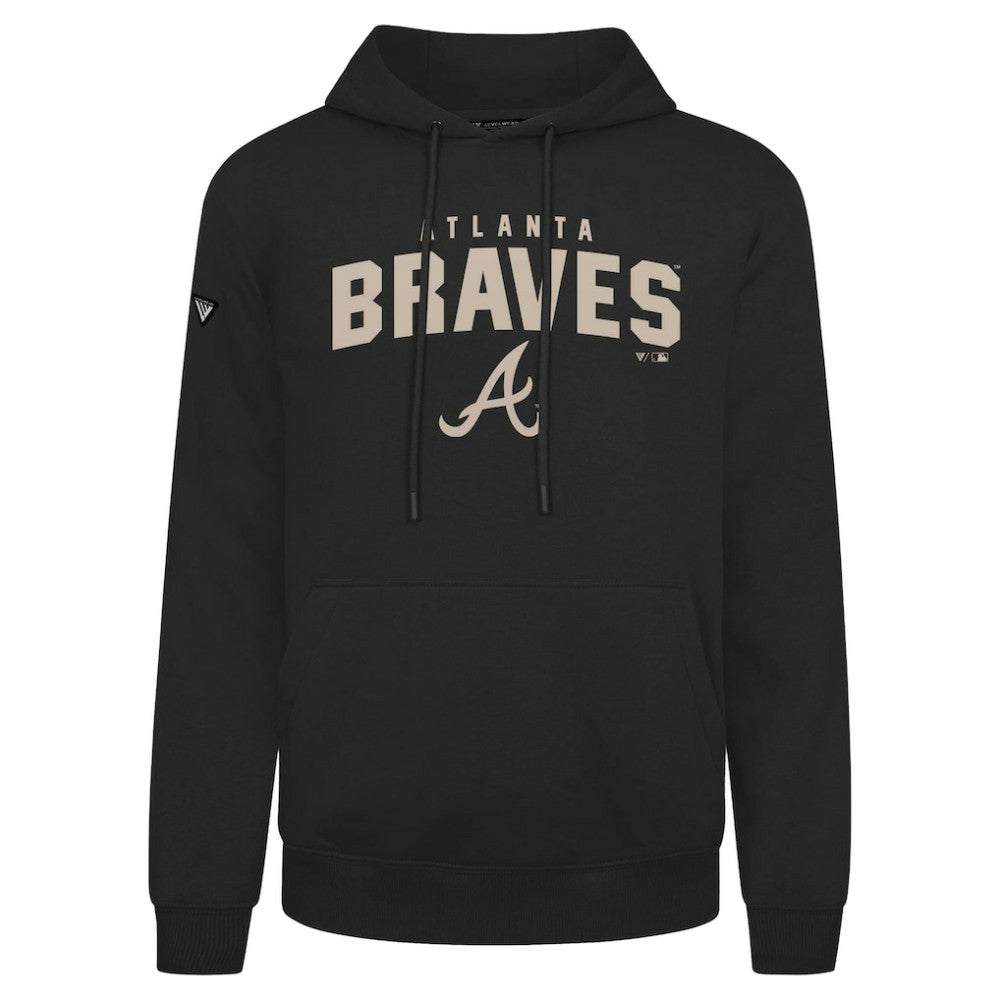 Atlanta Braves Levelwear Podium Team Arch Pullover Hoodie - MLB