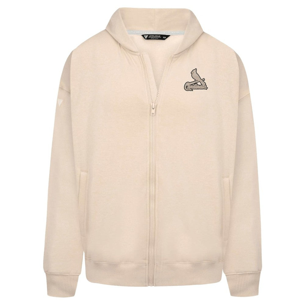 St. Louis Cardinals Levelwear Uphill Oversized Full-Zip Hoodie - MLB