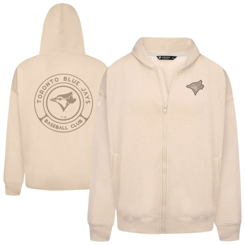 Toronto Blue Jays Levelwear Uphill Oversized Full-Zip Hoodie - MLB