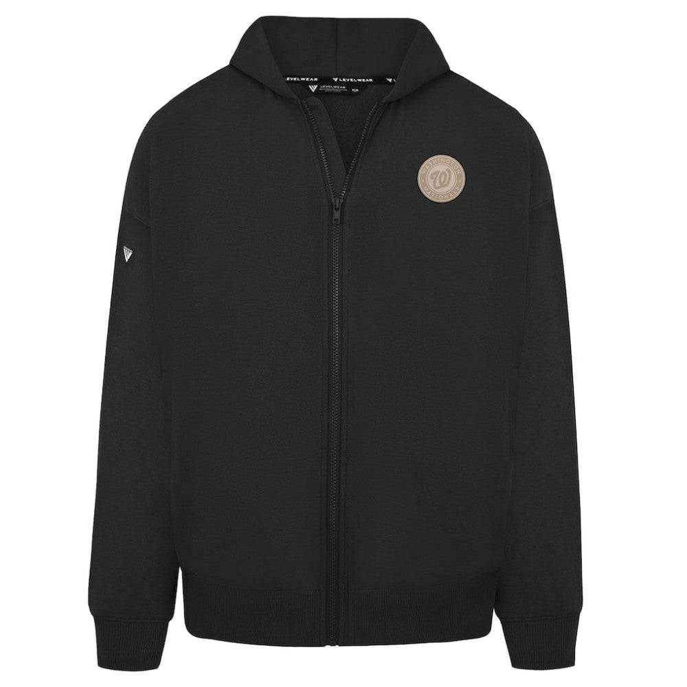Washington Nationals Levelwear Uphill Oversized Full-Zip Hoodie - MLB