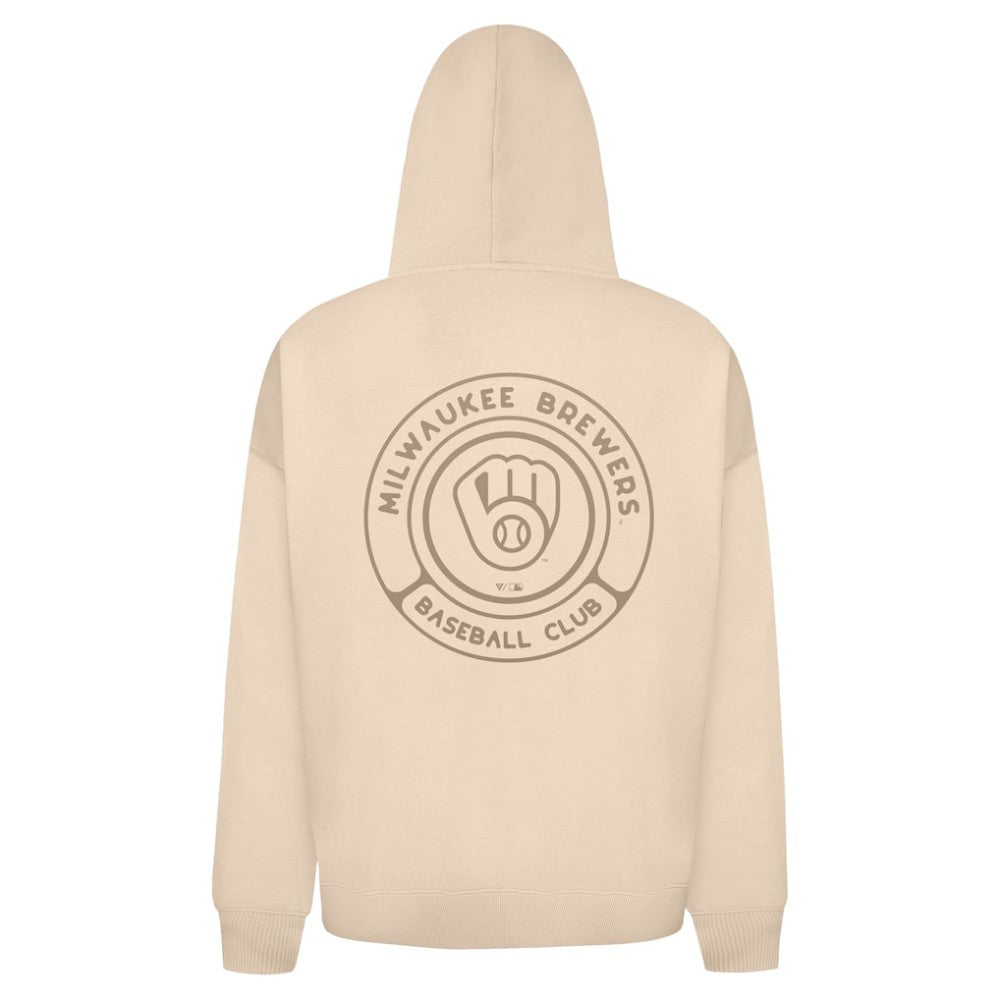 Milwaukee Brewers Levelwear Uphill Oversized Full-Zip Hoodie - MLB
