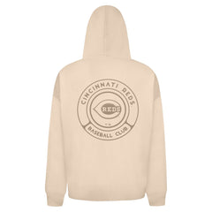 Cincinnati Reds Levelwear Uphill Oversized Full-Zip Hoodie - MLB