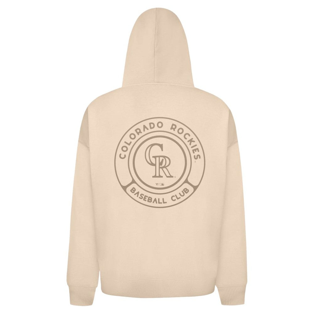 Colorado Rockies Levelwear Uphill Oversized Full-Zip Hoodie - MLB
