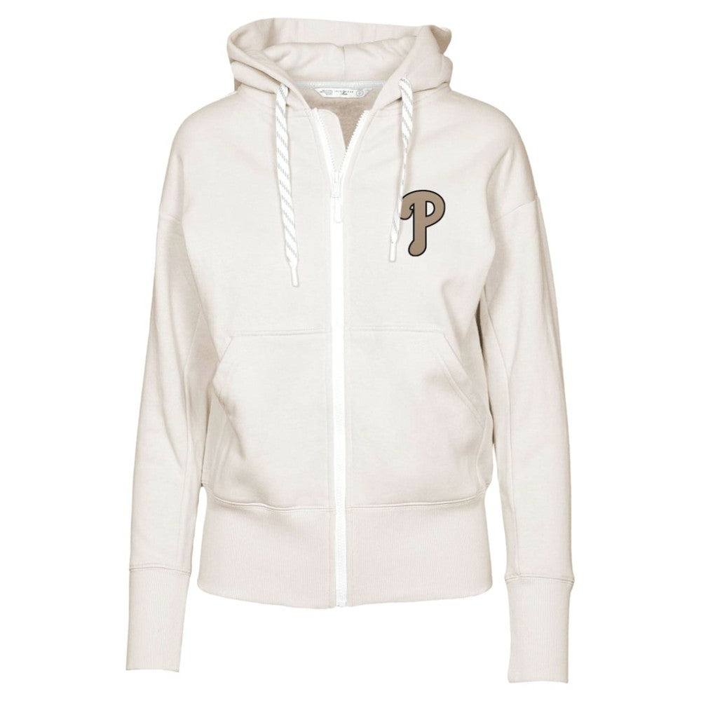 Philadelphia Phillies Levelwear Women's Gardinia Full-Zip Hoodie - MLB