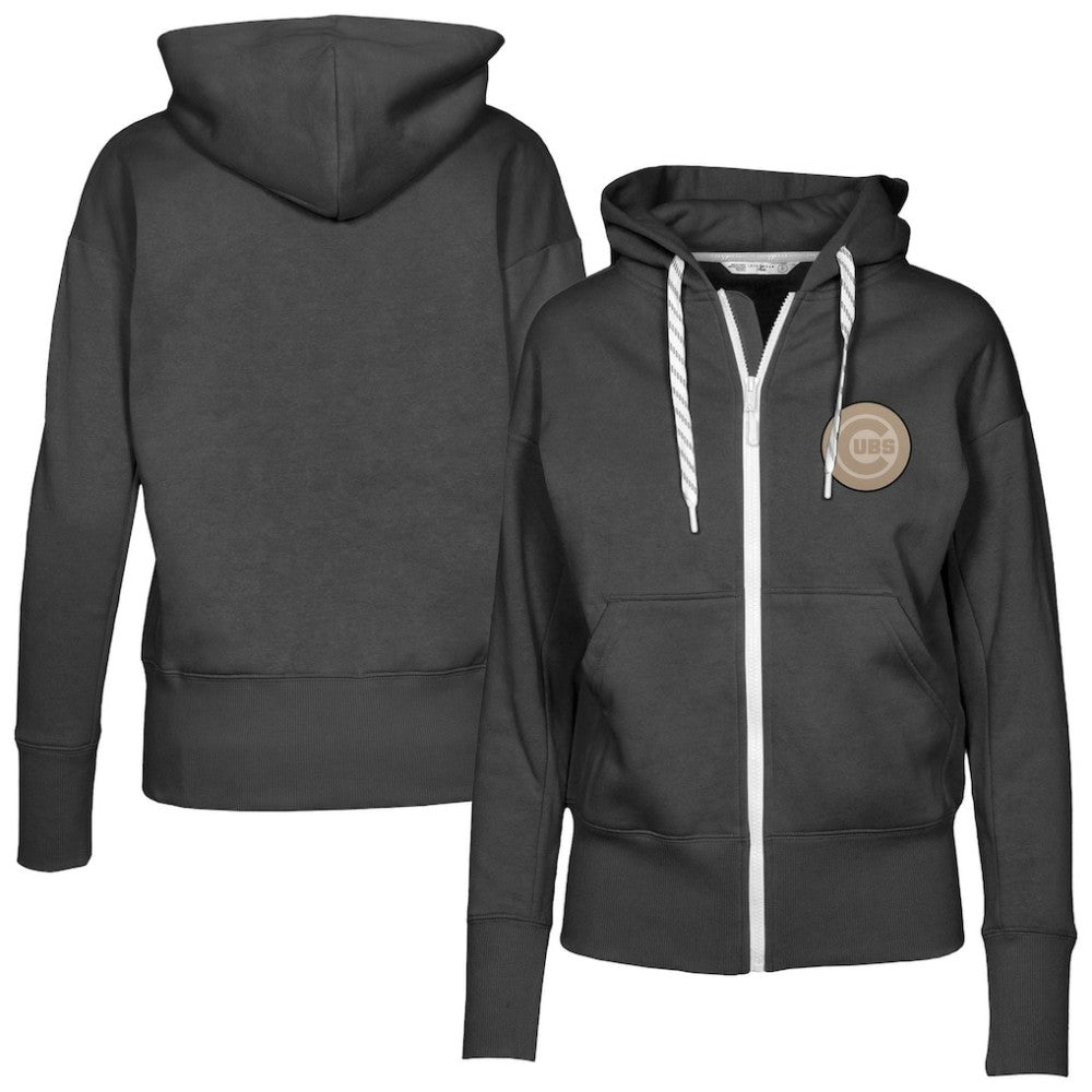 Chicago Cubs Levelwear Women's Gardinia Full-Zip Hoodie - MLB