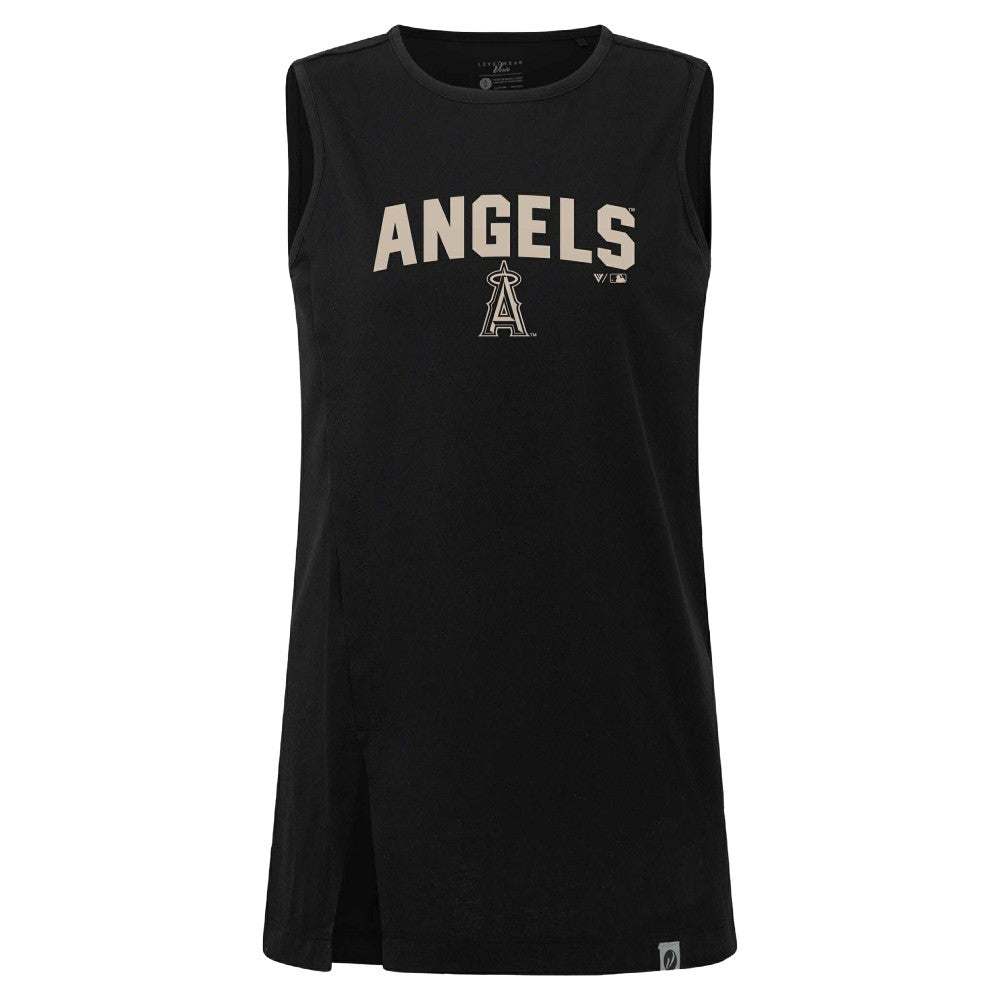 Los Angeles Angels Levelwear Women's Influx Team Arch Tank Top - MLB