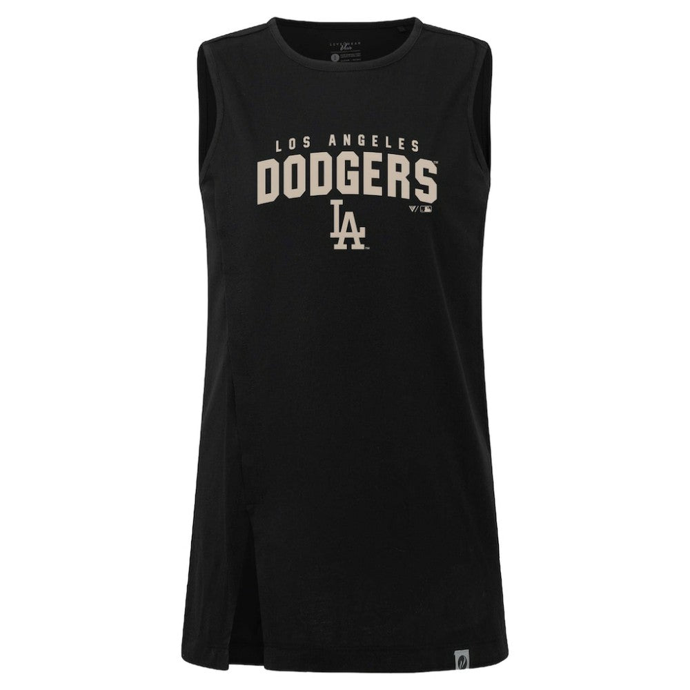 Los Angeles Dodgers Levelwear Women's Influx Team Arch Tank Top - MLB