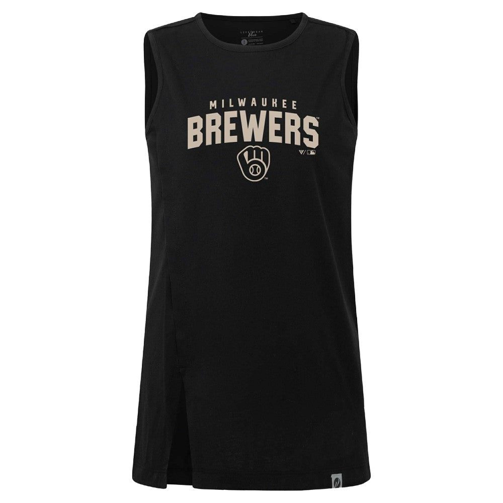 Milwaukee Brewers Levelwear Women's Influx Team Arch Tank Top - MLB