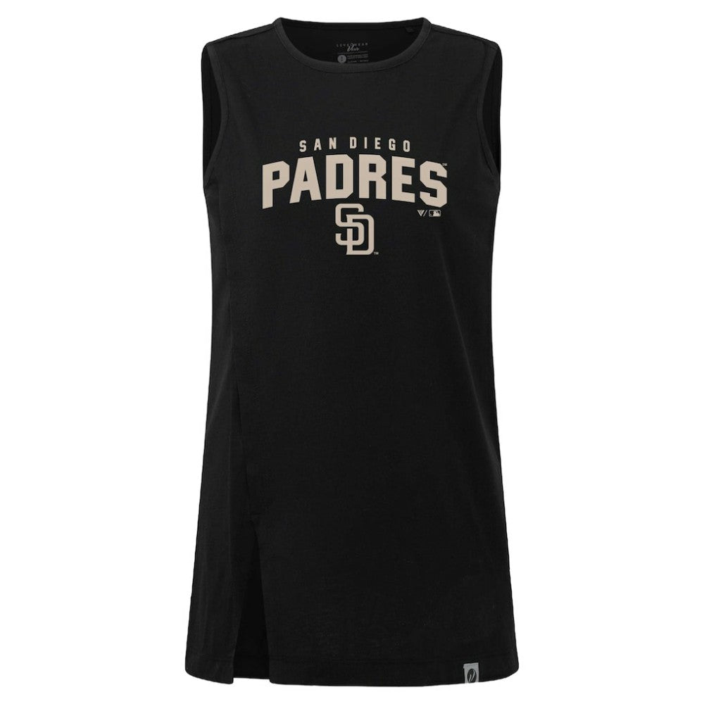 San Diego Padres Levelwear Women's Influx Team Arch Tank Top - MLB