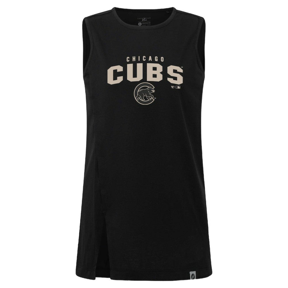 Chicago Cubs Levelwear Women's Influx Team Arch Tank Top - MLB