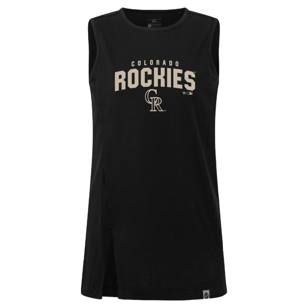 Colorado Rockies Levelwear Women's Influx Team Arch Tank Top - MLB
