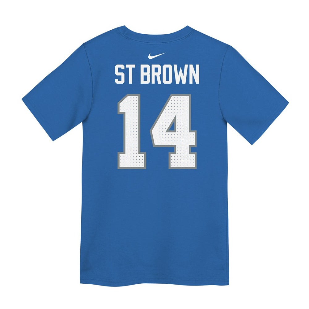 Amon-Ra St. Brown Detroit Lions Preschool Player Name & Number T-Shirt Blue | Nike for Sale