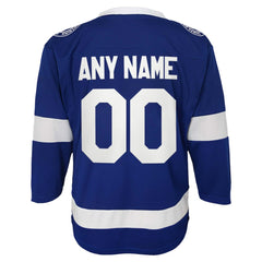 Tampa Bay Lightning Youth Replica Custom Jersey - Blue - NHL