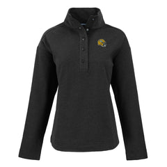 Green Bay Packers Cutter & Buck Women's Hunts Point Eco Half-Snap Sweatshirt Black | NFL