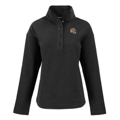 San Francisco 49ers Cutter & Buck Women's Hunts Point Eco Half-Snap Sweatshirt Black | NFL