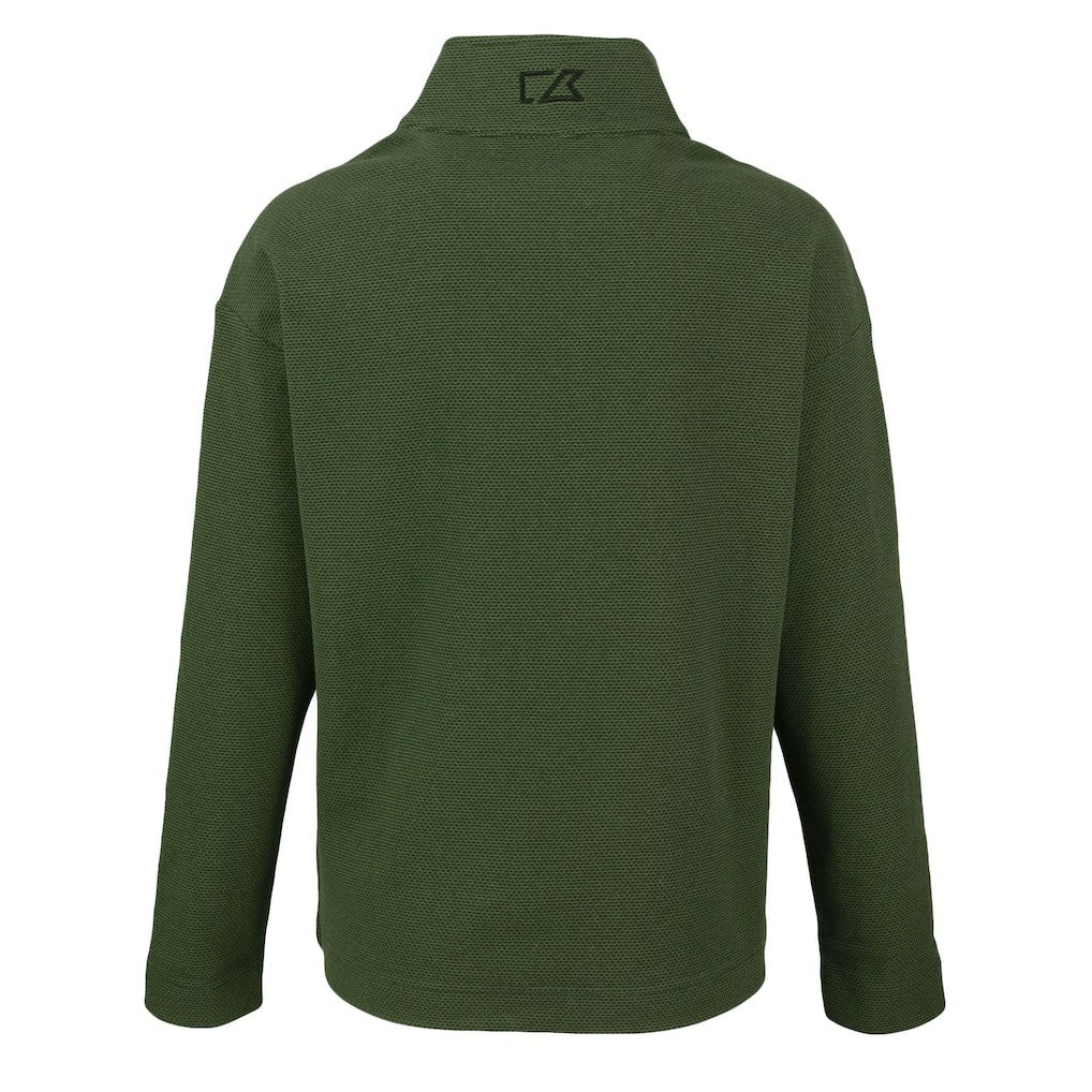 Washington Commanders Cutter & Buck Women's Hunts Point Eco Half-Snap Sweatshirt Green | NFL
