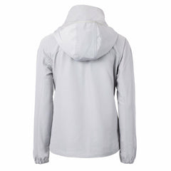 Chicago Bears Cutter & Buck Women's Charter Eco Recycled Half-Zip Hooded Anorak Jacket Gray | NFL