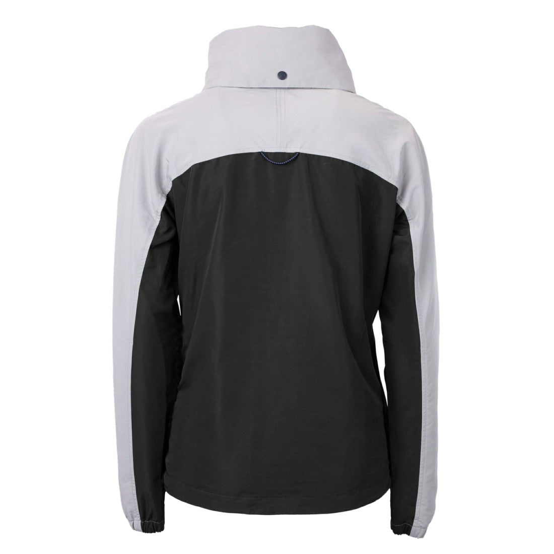 Green Bay Packers Cutter & Buck Women's Charter Eco Recycled Half-Zip Hooded Anorak Jacket Black | NFL