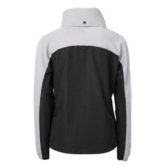 Washington Commanders Cutter & Buck Women's Charter Eco Recycled Half-Zip Hooded Anorak Jacket Black | NFL