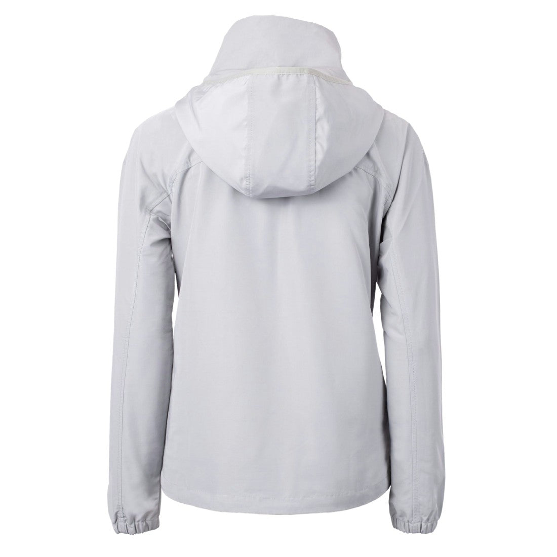 Denver Broncos Cutter & Buck Women's Charter Eco Recycled Half-Zip Hooded Anorak Jacket Gray | NFL