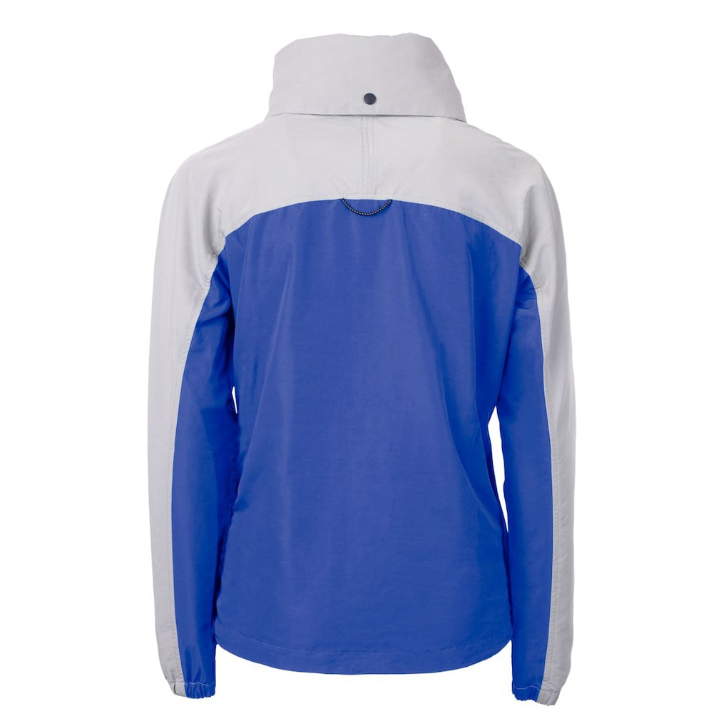 Indianapolis Colts Cutter & Buck Women's Charter Eco Recycled Half-Zip Hooded Anorak Jacket Blue | NFL