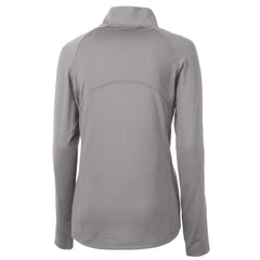 Seattle Seahawks Cutter & Buck Women's Historical Adapt Eco Knit Stretch Recycled Raglan Half-Zip Top Gray | NFL