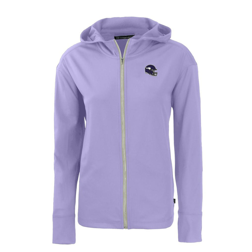 Minnesota Vikings Cutter & Buck Women's Daybreak Eco Recycled Full-Zip Hoodie Jacket Purple | NFL