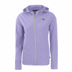 Baltimore Ravens Cutter & Buck Women's Daybreak Eco Recycled Full-Zip Hoodie Jacket Purple | NFL