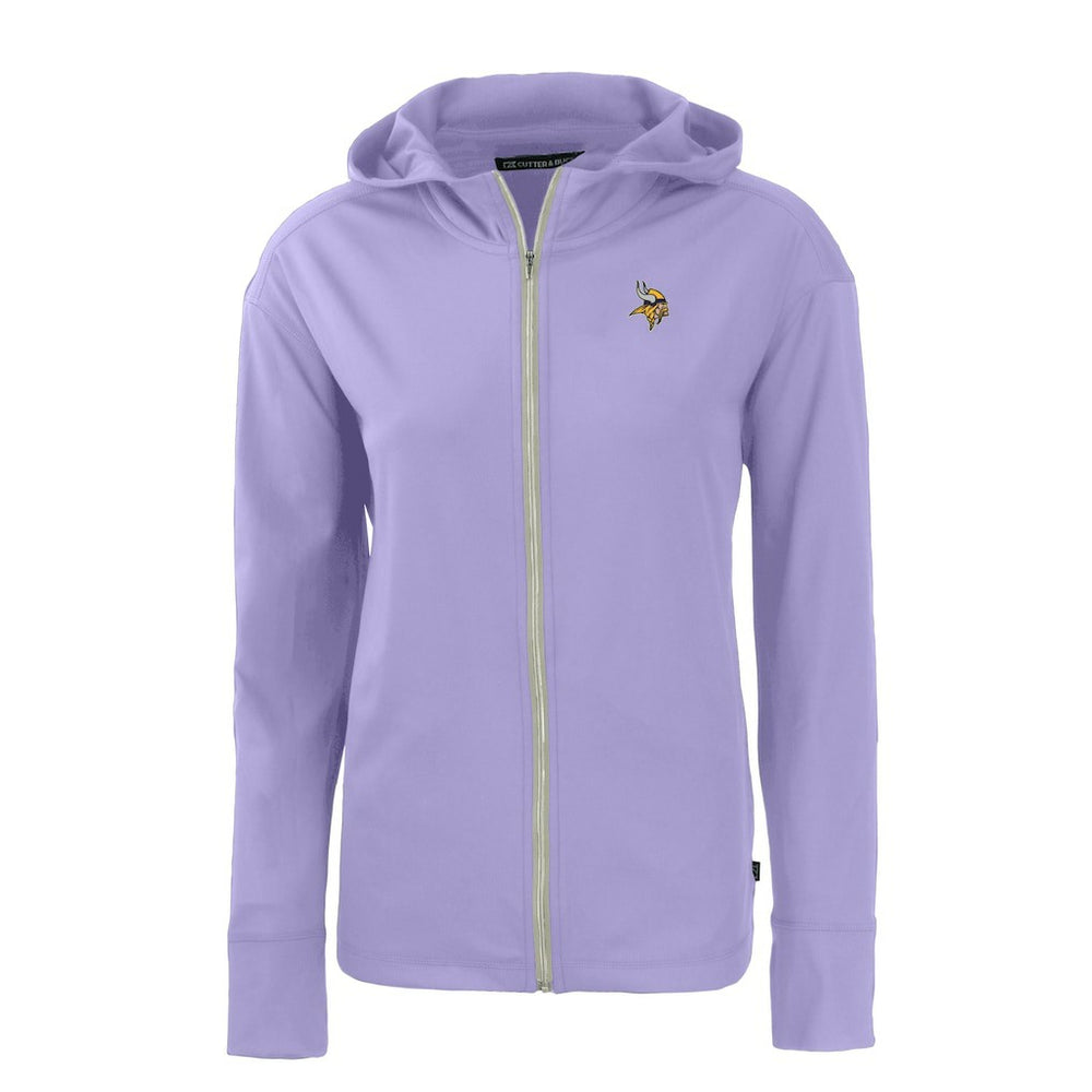 Minnesota Vikings Cutter & Buck Women's Daybreak Eco Recycled Full-Zip Hoodie Jacket Purple | NFL