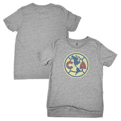 Club America 1863FC Youth Color Badge T-Shirt Heather Gray - FIFA World CUP