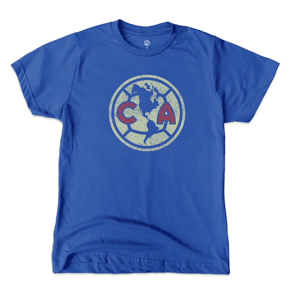 Club America 1863FC Youth Color Badge T-Shirt Blue - FIFA World CUP