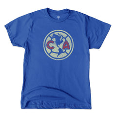 Club America 1863FC Youth Color Badge T-Shirt Blue - FIFA World CUP
