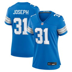 Kerby Joseph Detroit Lions Women's Team Game Jersey Blue | Nike for Sale