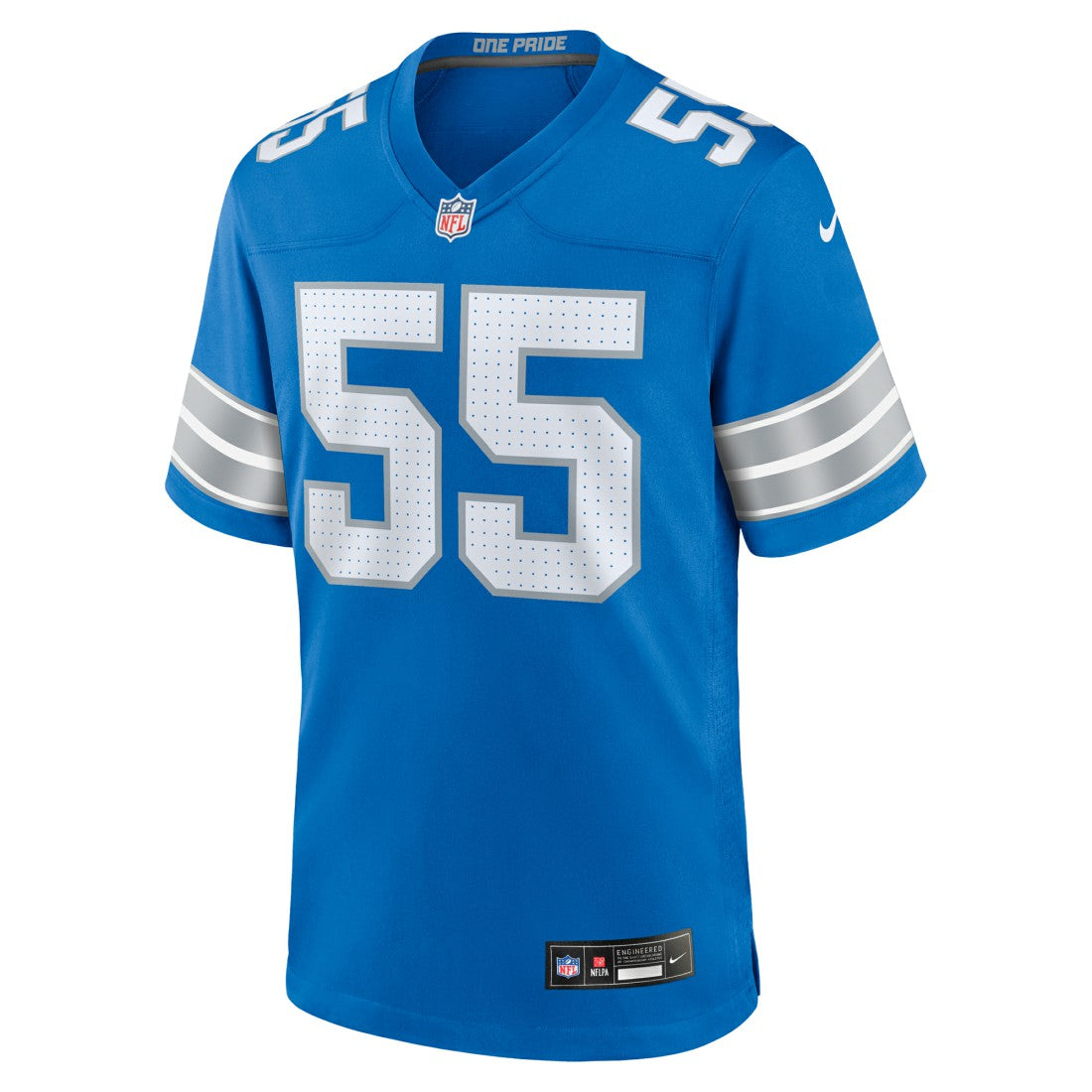 Derrick Barnes Detroit Lions Team Game Jersey Blue | Nike for Sale