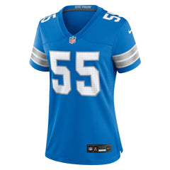 Derrick Barnes Detroit Lions Women's Team Game Jersey Blue | Nike for Sale