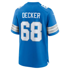 Taylor Decker Detroit Lions Team Game Jersey Blue | Nike for Sale