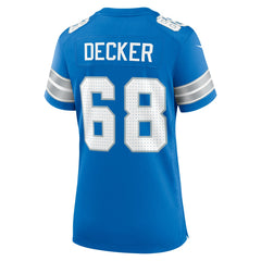 Taylor Decker Detroit Lions Women's Team Game Jersey Blue | Nike for Sale