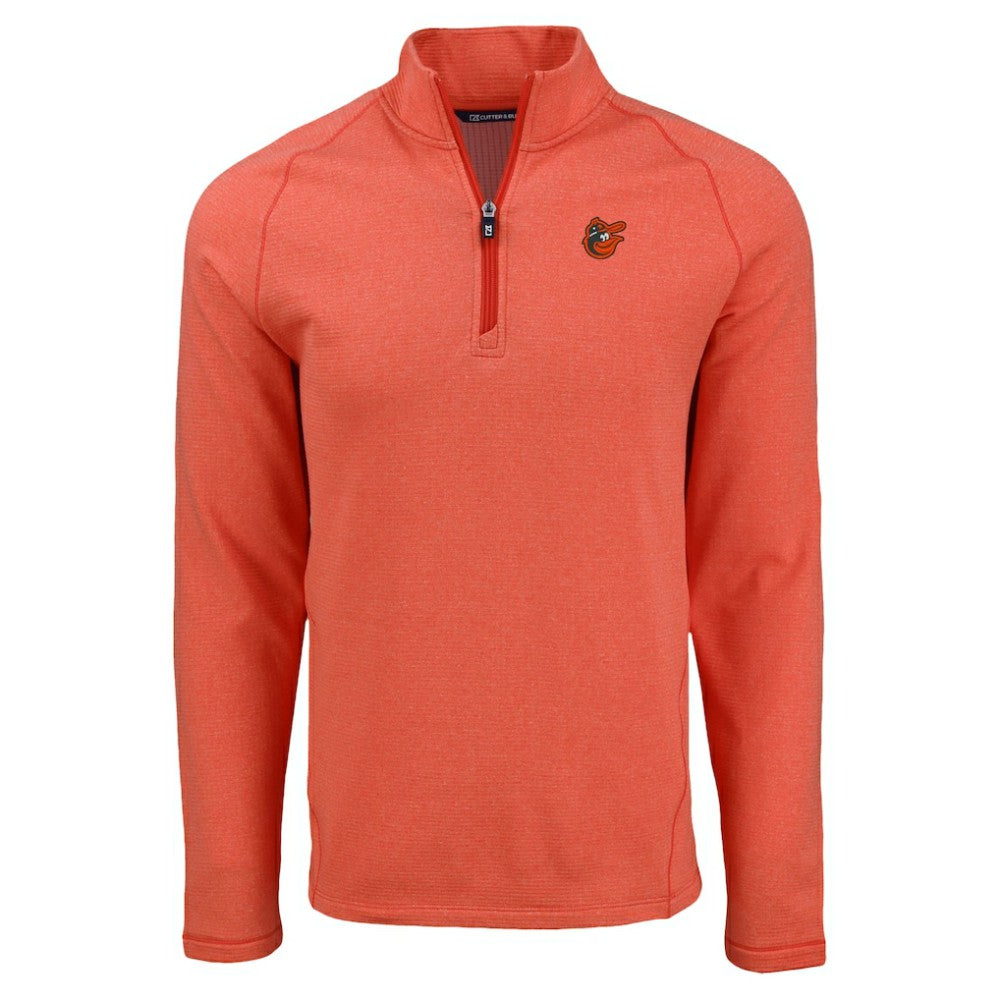 Baltimore Orioles Cutter & Buck Peshastin Eco Fleece Recycled Raglan Quarter-Zip Top - MLB