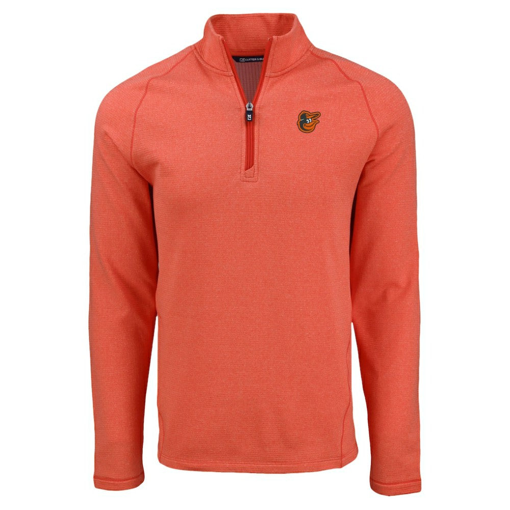 Baltimore Orioles Cutter & Buck Peshastin Eco Fleece Recycled Raglan Quarter-Zip Top - MLB