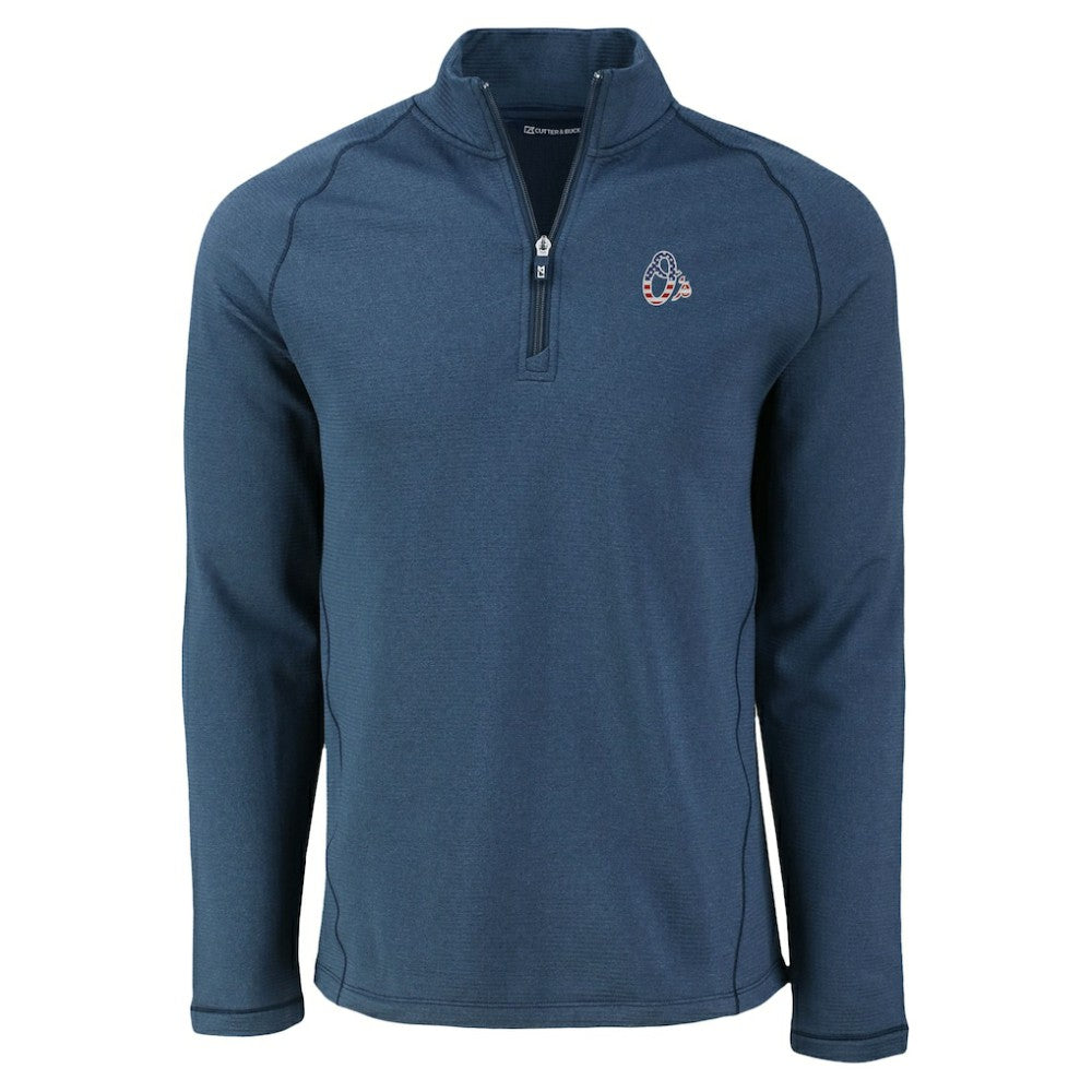 Baltimore Orioles Cutter & Buck Peshastin Eco Fleece Recycled Raglan Quarter-Zip Top - MLB