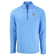 Boston Red Sox Cutter & Buck Peshastin Eco Fleece Recycled Raglan Quarter-Zip Top - MLB