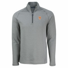 New York Mets Cutter & Buck Peshastin Eco Fleece Recycled Raglan Quarter-Zip Top - MLB