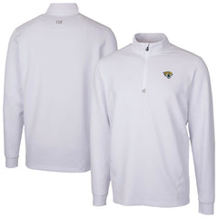 Jacksonville Jaguars Cutter & Buck Traverse Stretch Quarter-Zip Top White | NFL
